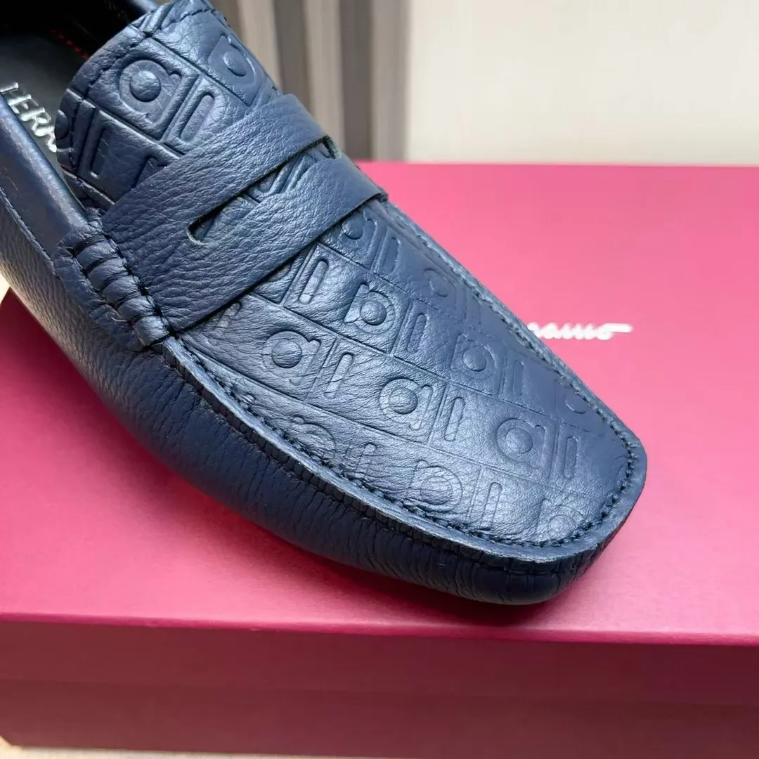 Men's men's shoes 💰620 Ferragamo new high-end quality 🔥 imported lychee pattern ➕ cowhide lining size 38-45